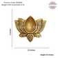 Lotus Diya In Brass Set Of Six