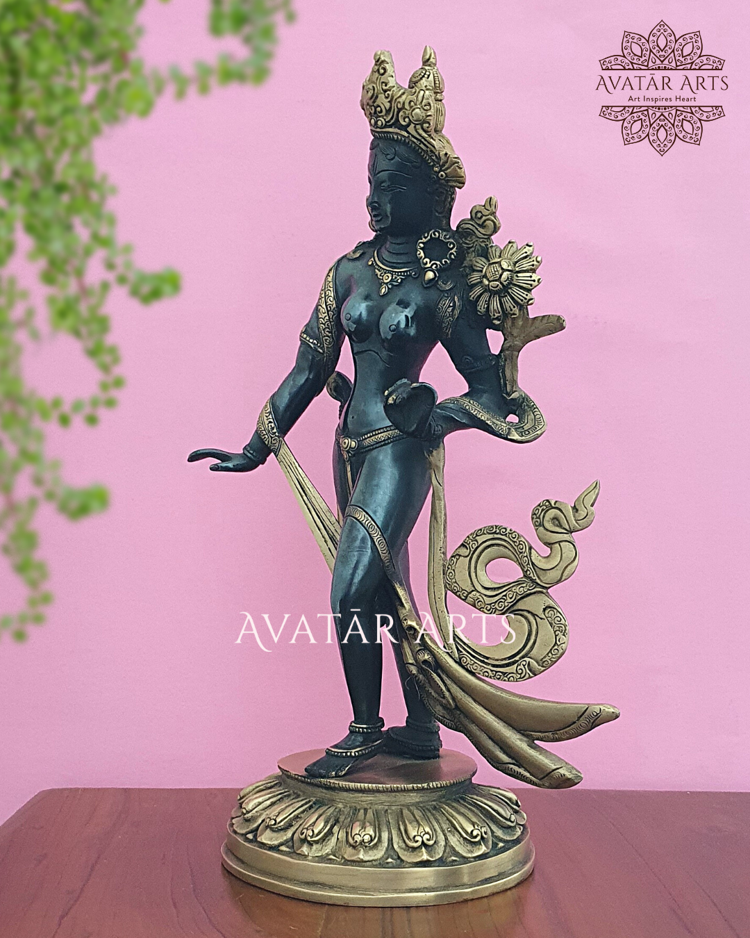 Goddess Tara In Brass