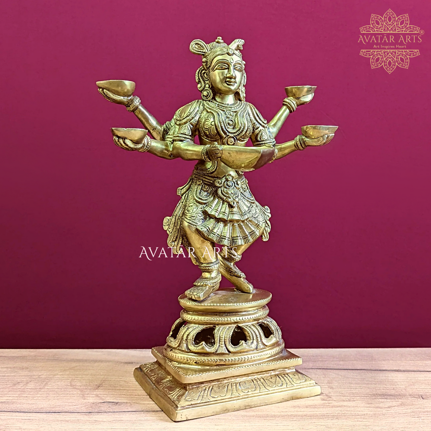 Deeplakshmi Idol in Brass