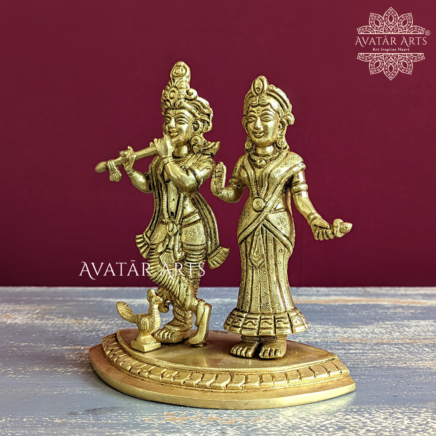 Radha-Krishna Idol for Daily Puja