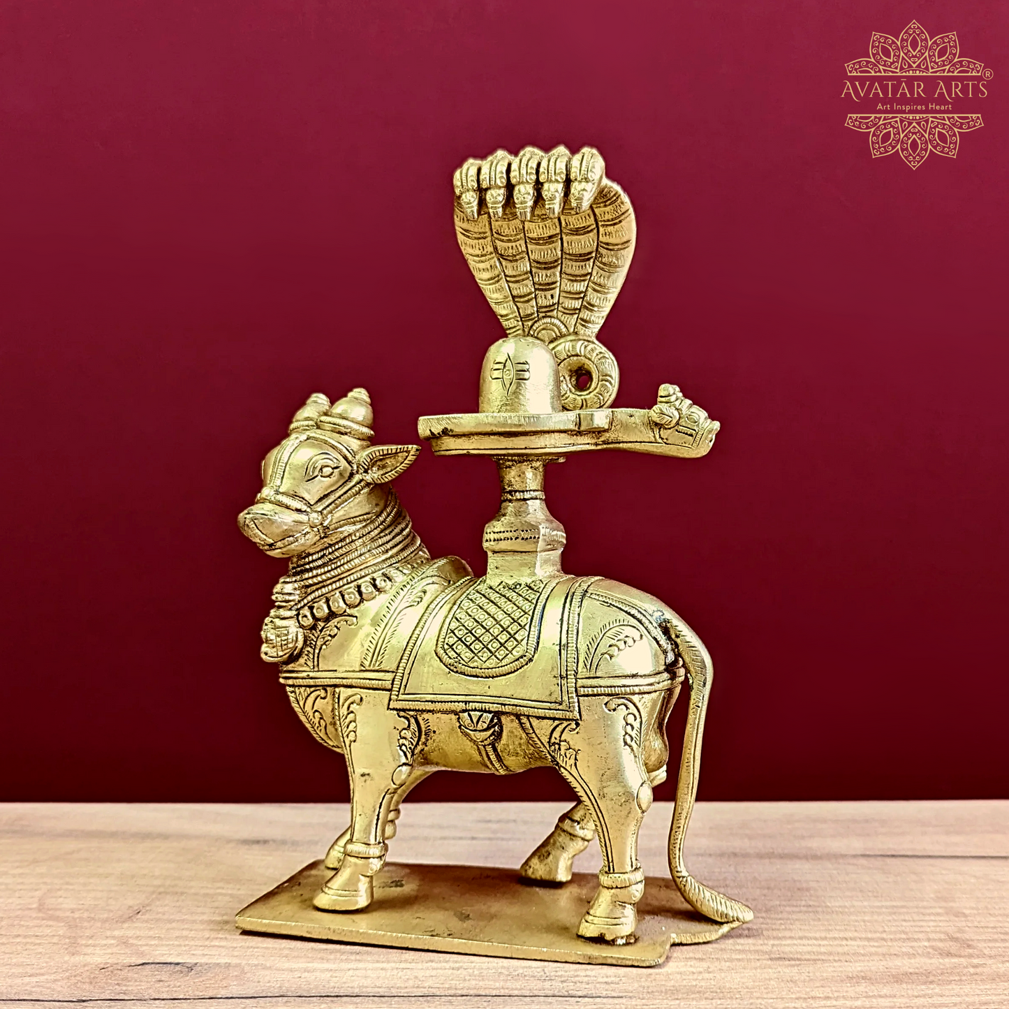 Lord Nandi with Shivlingam