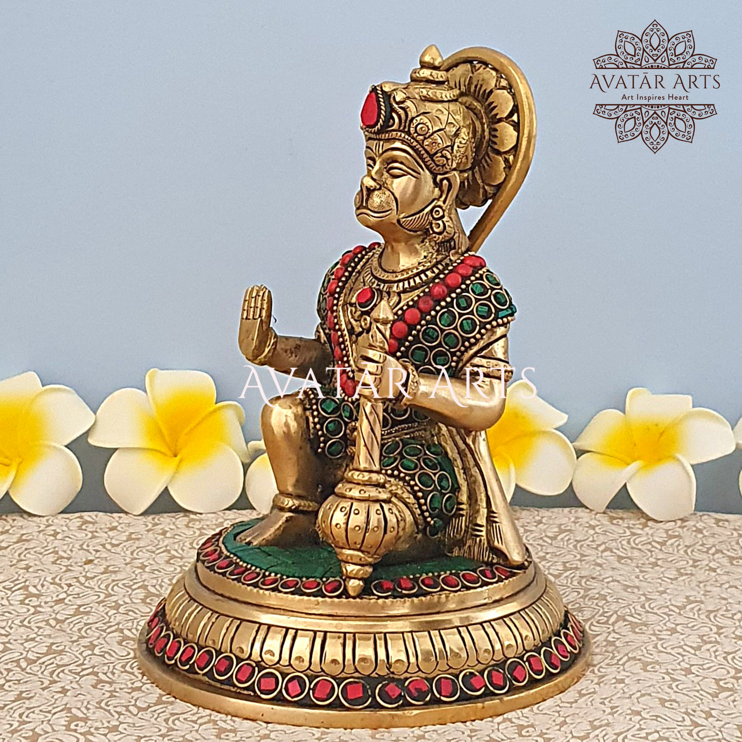 Lord Hanuman Statue in Brass