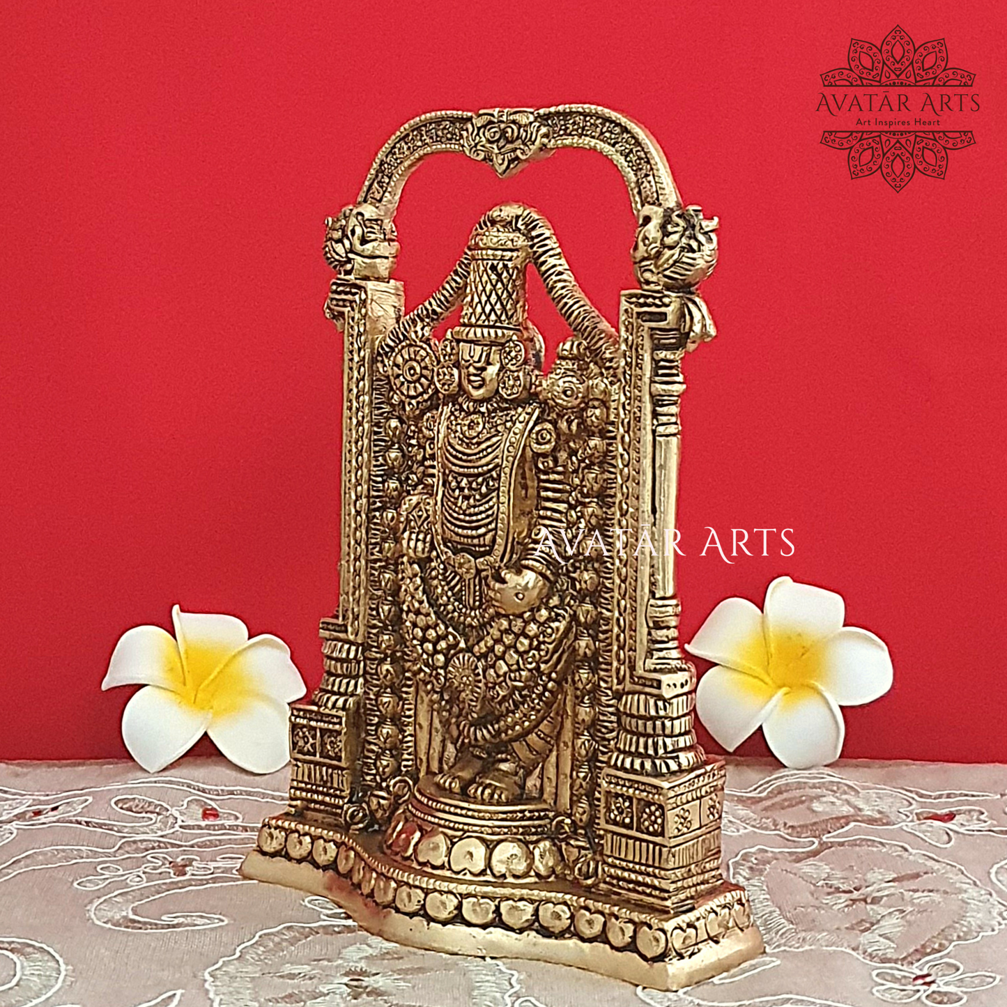 Tirupati Balaji Statue in Brass for Daily Pooja