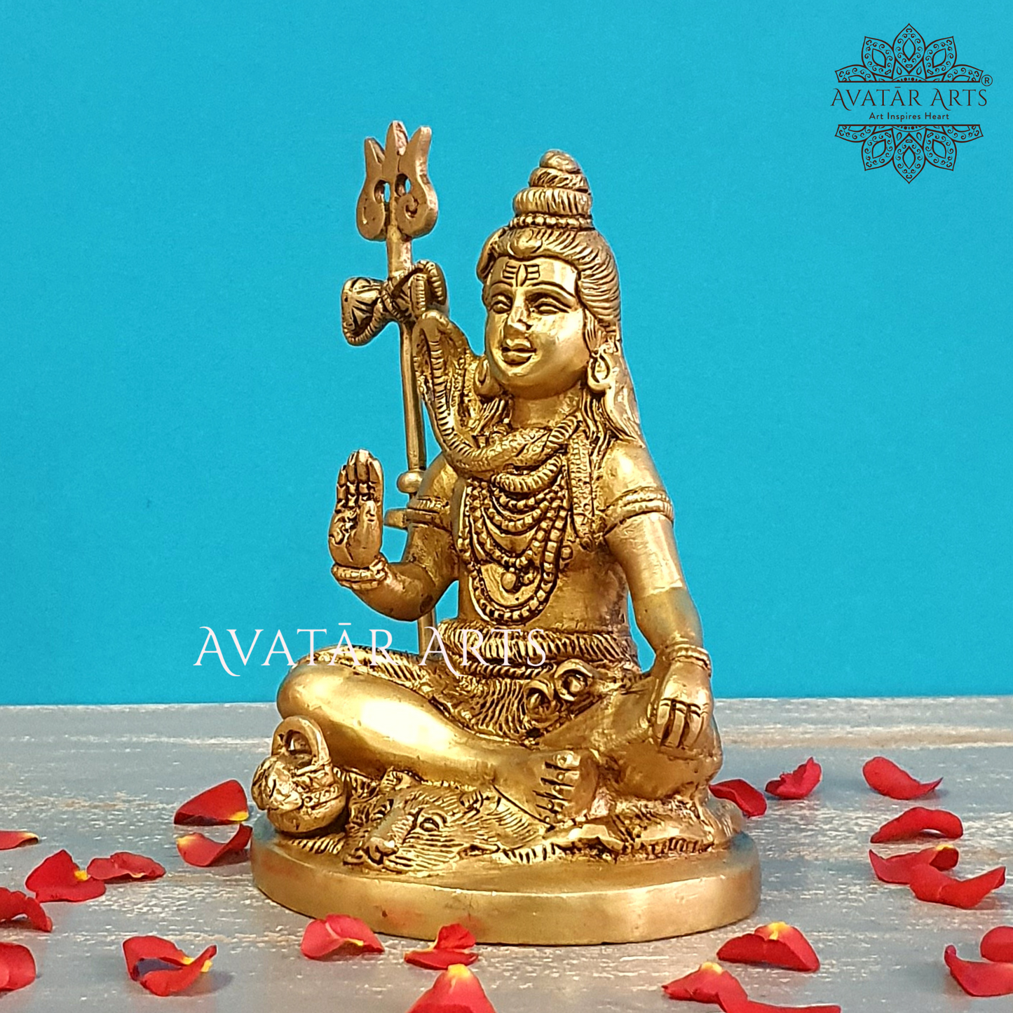 Lord Shiva in Brass