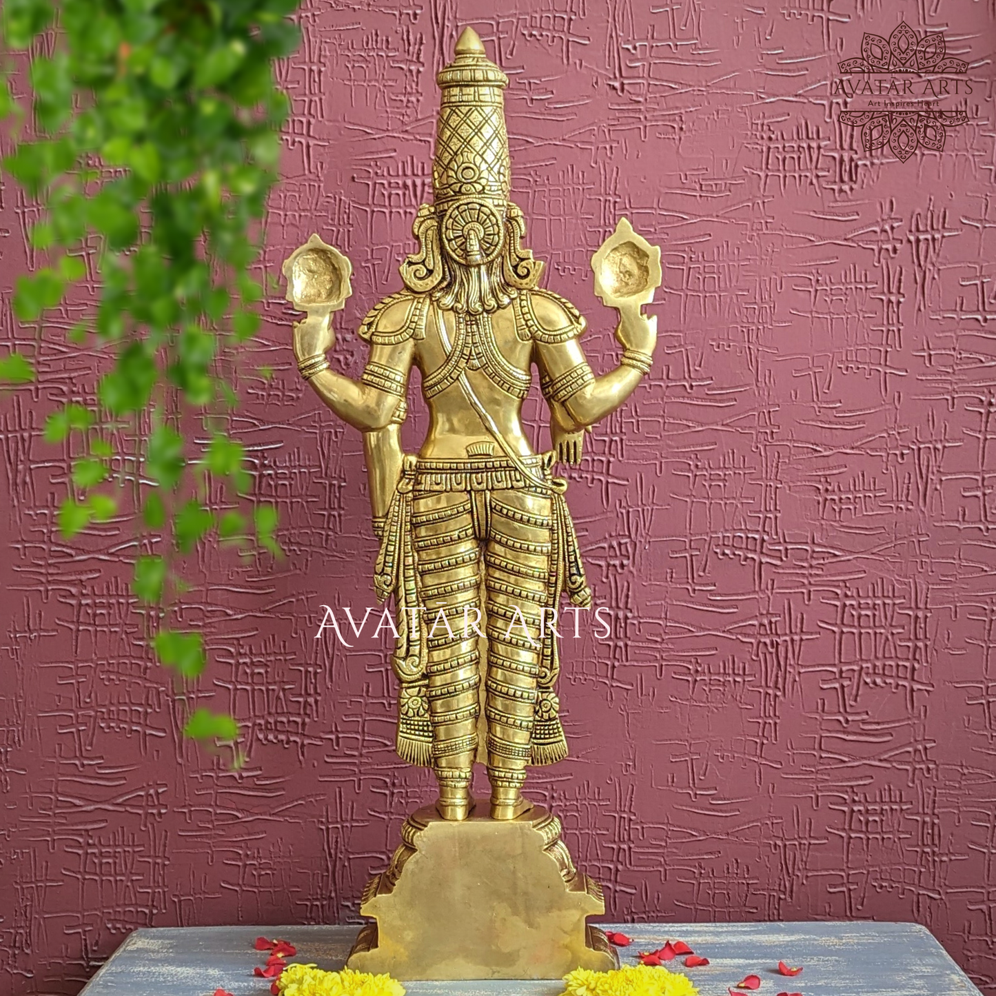 Lord Venkateshwara/ Tirupati Balaji Statue In Brass