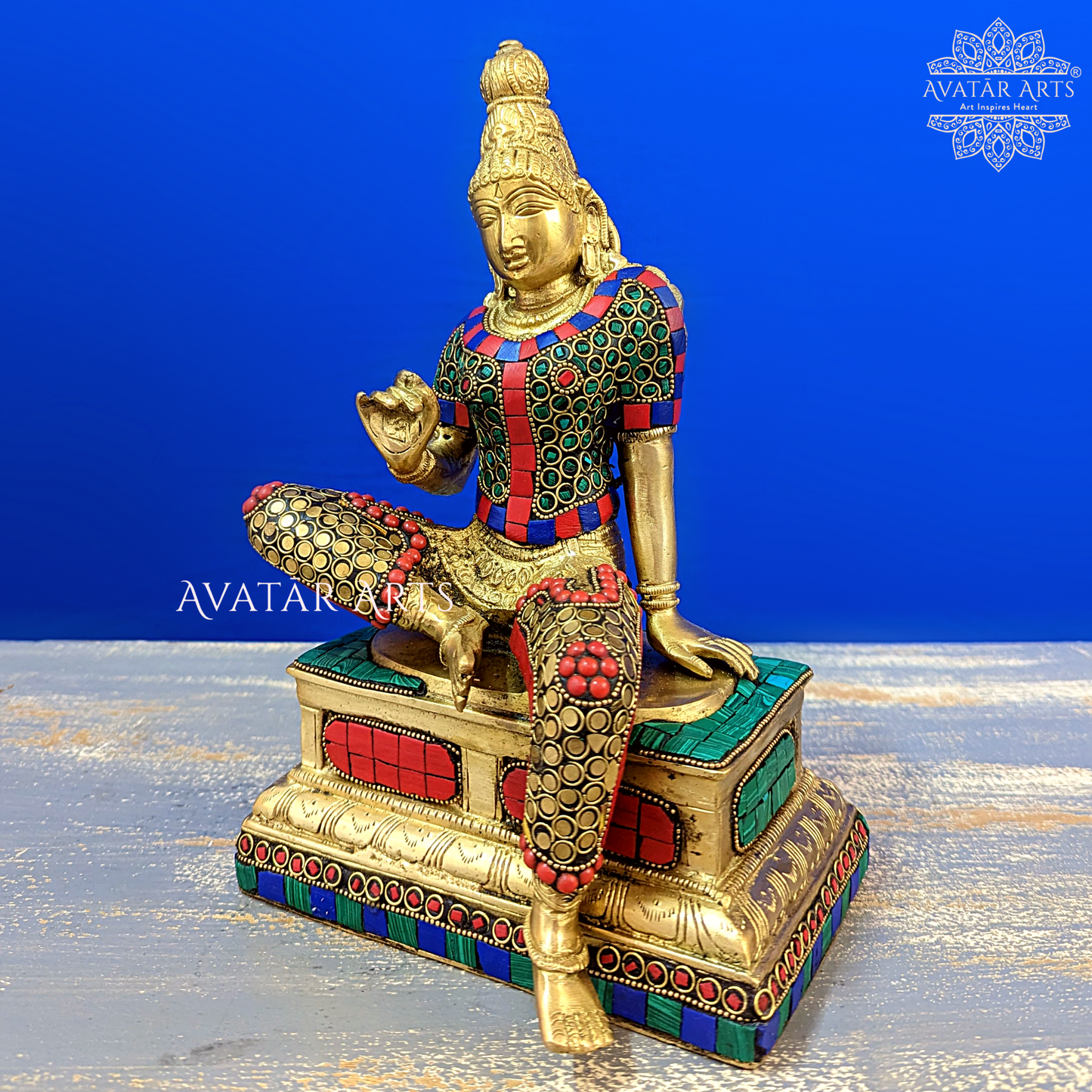 Goddess Parvati Idol in Brass