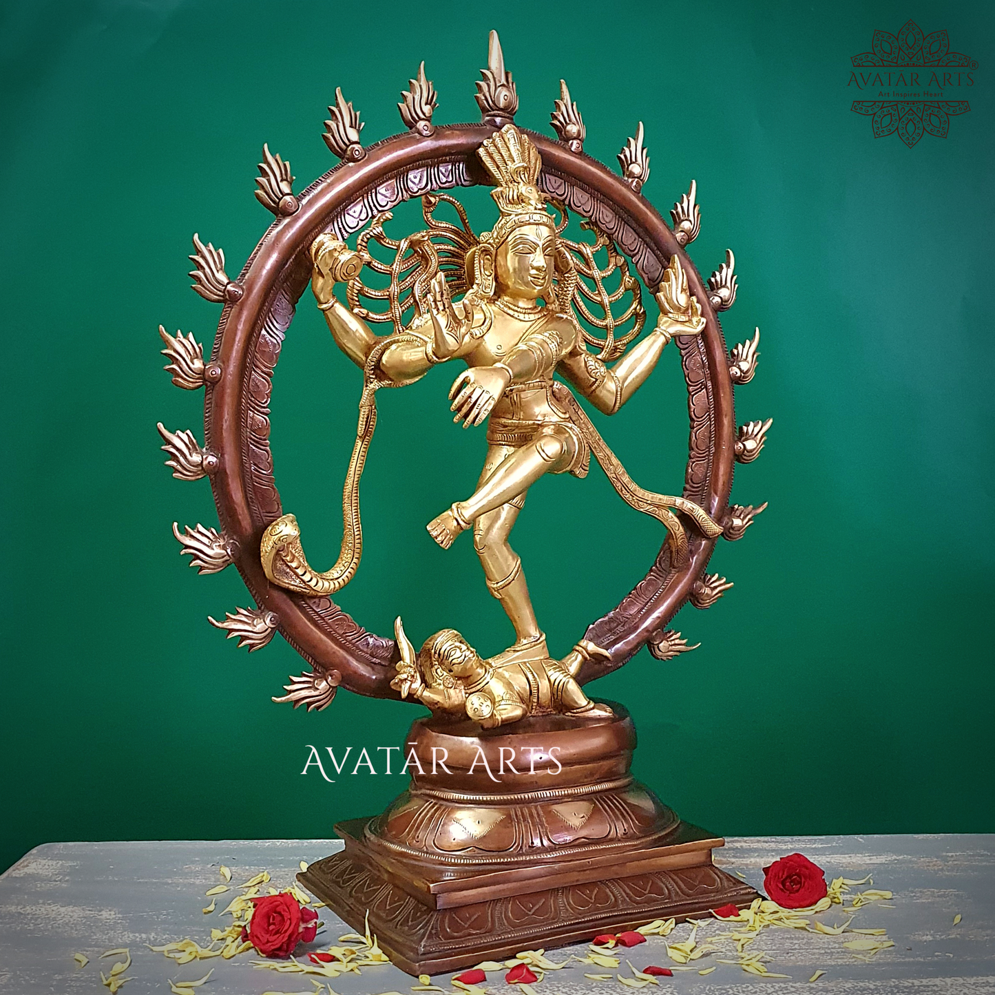 Lord Natraja Idol in Brass