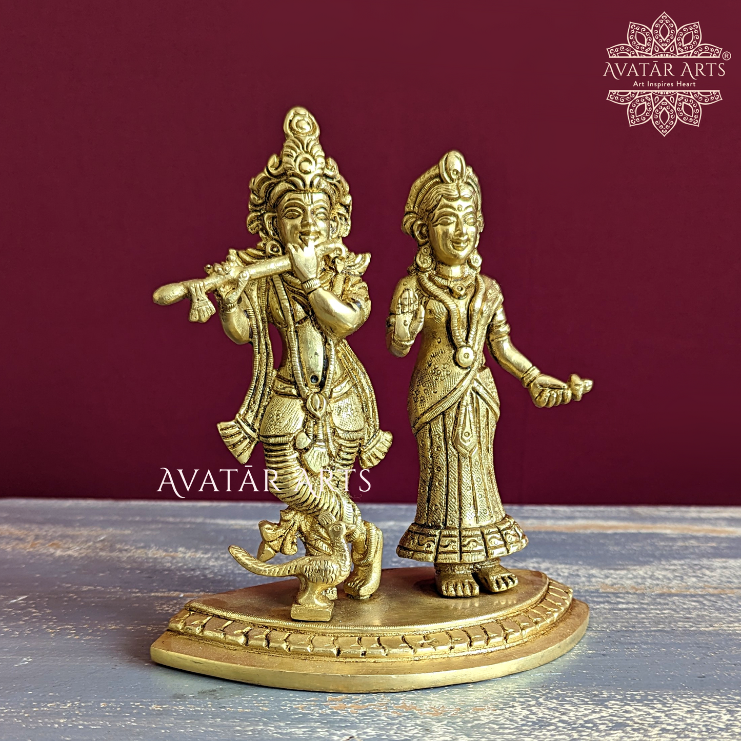 Radha-Krishna Idol for Daily Puja