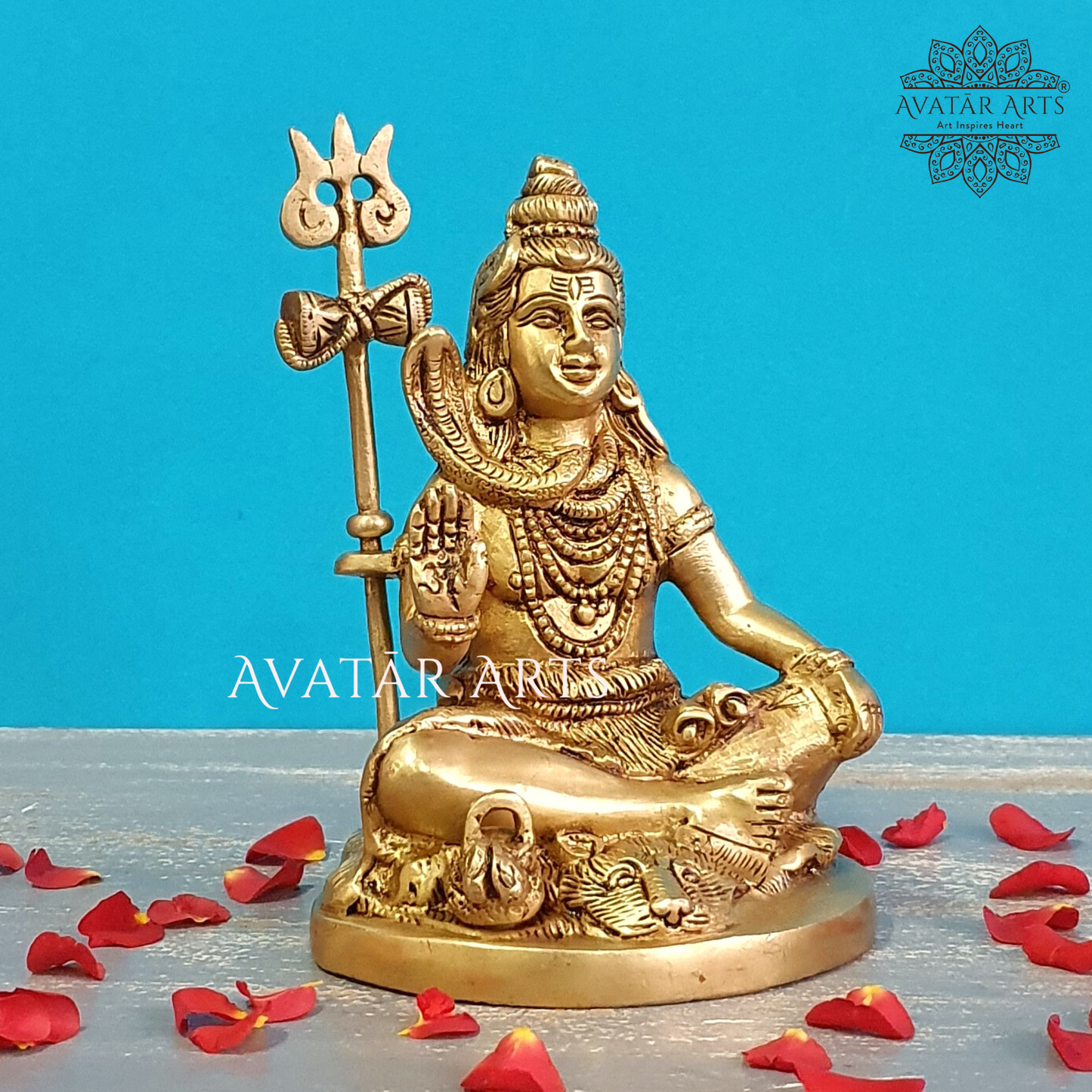 Lord Shiva in Brass