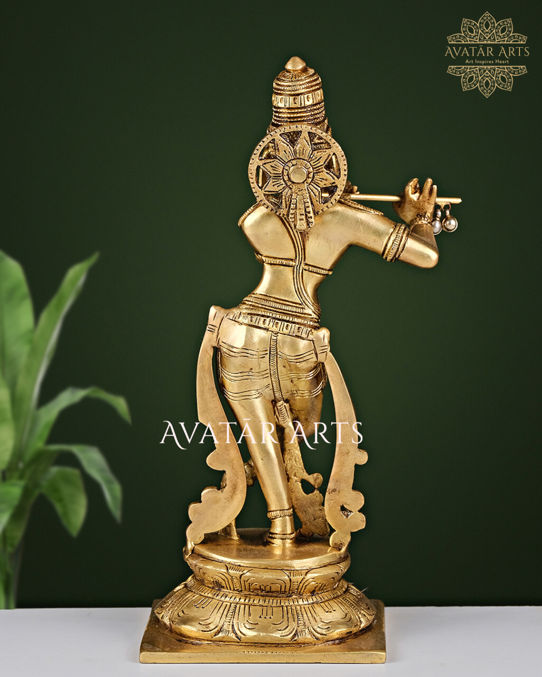 Lord Krishna In Brass