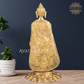 Brass Standing Statue Of Lord Buddha