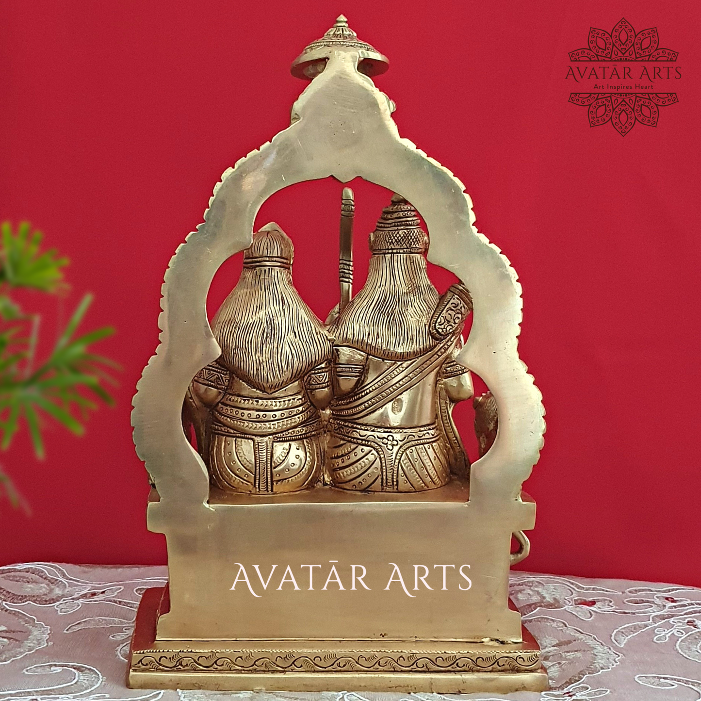 Shree Sitaram Statue In Brass