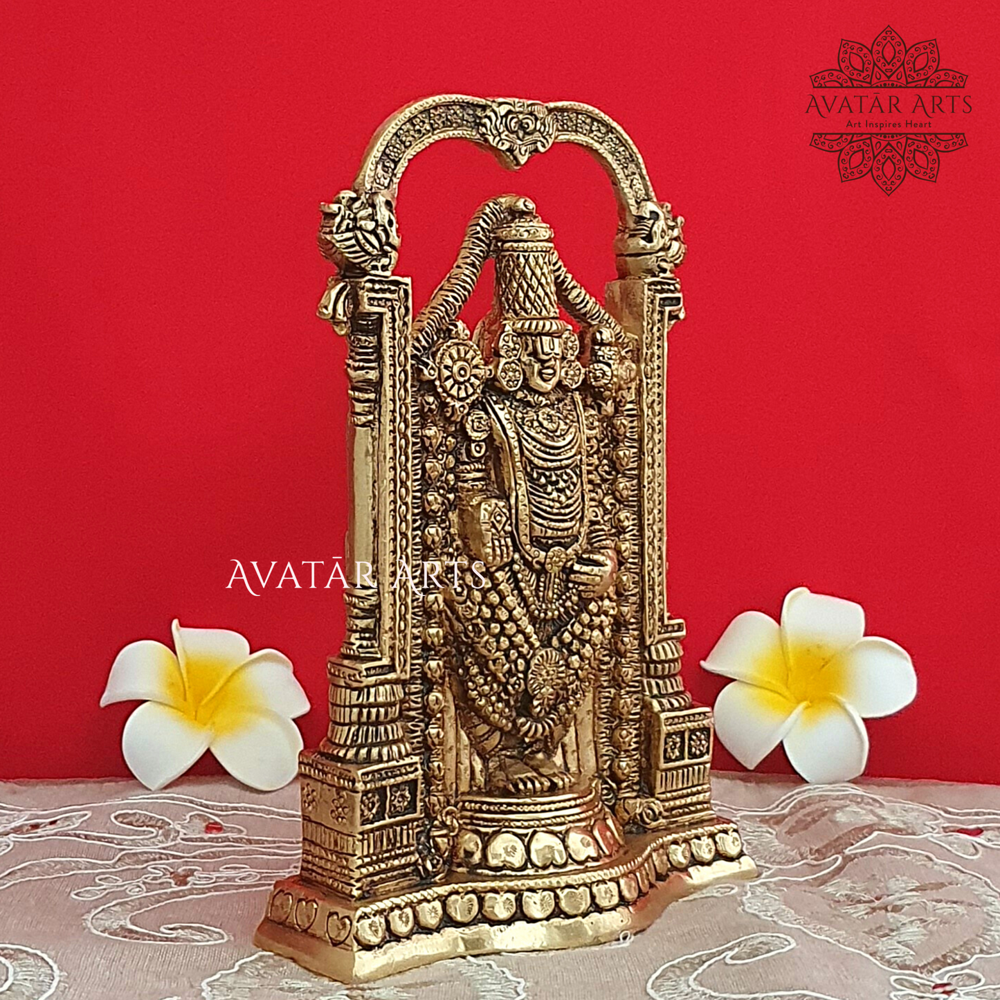 Tirupati Balaji Statue in Brass for Daily Pooja