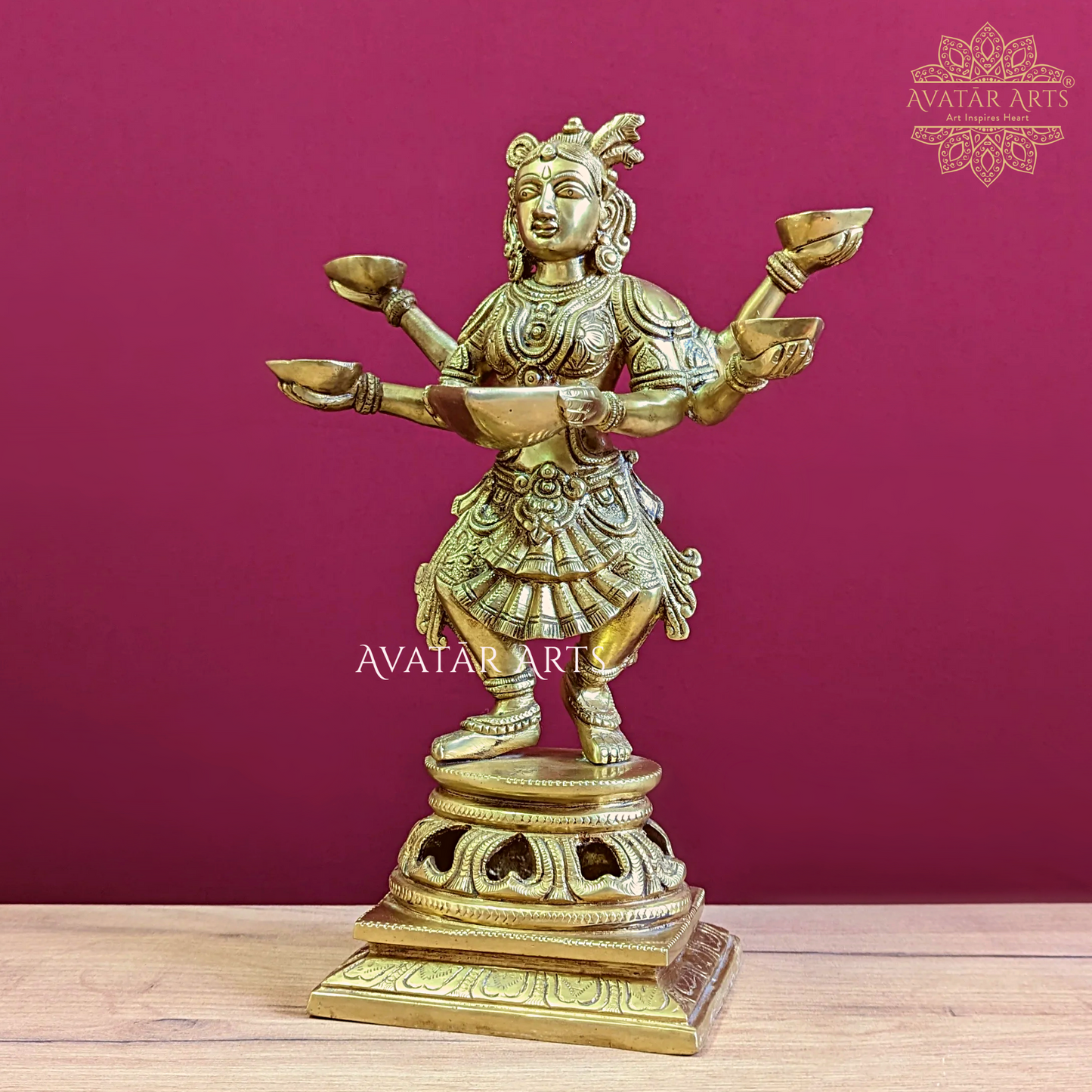 Deeplakshmi Idol in Brass