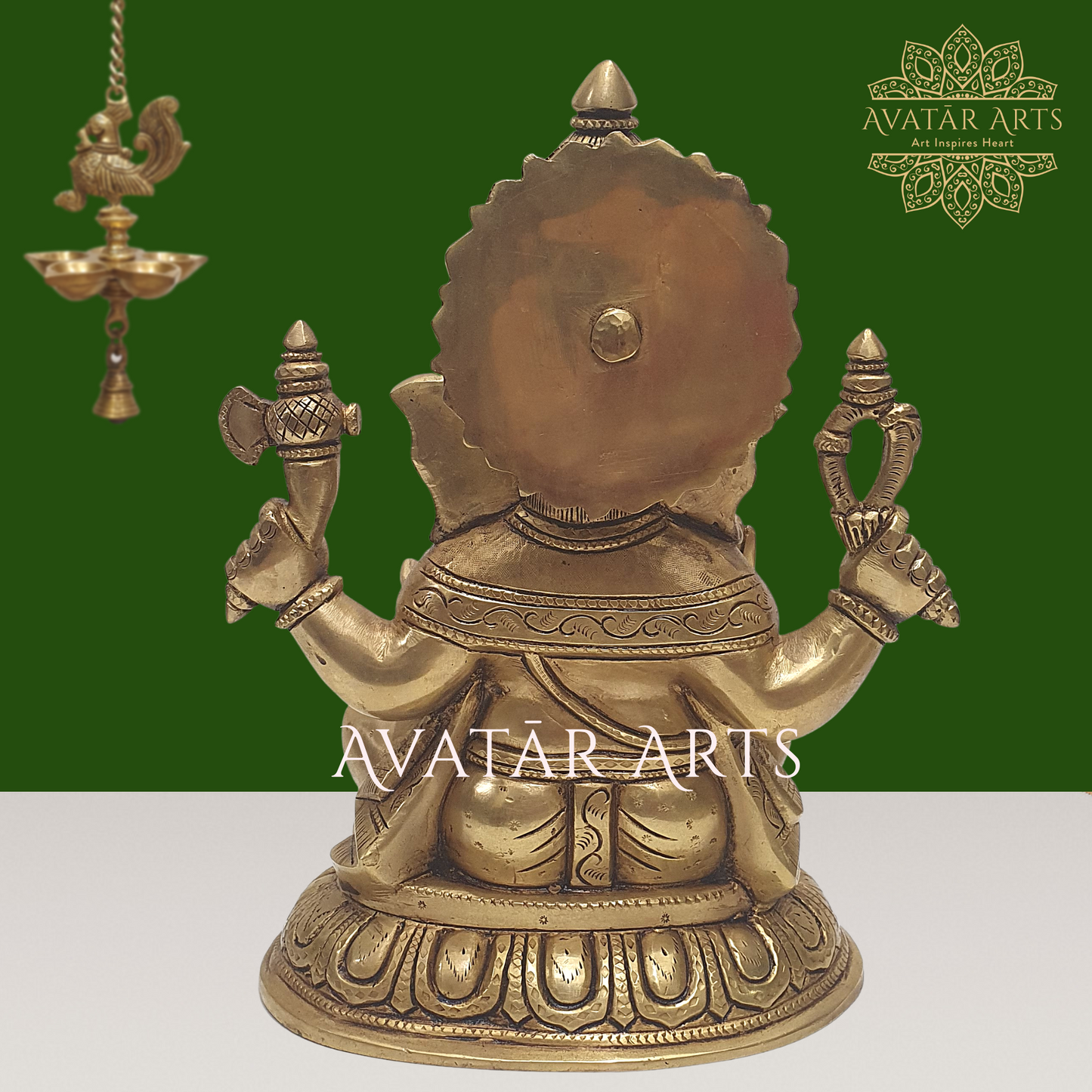 Lord Ganesha Idol In Brass For Home temple