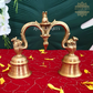 Brass Double Hand Bell for Puja