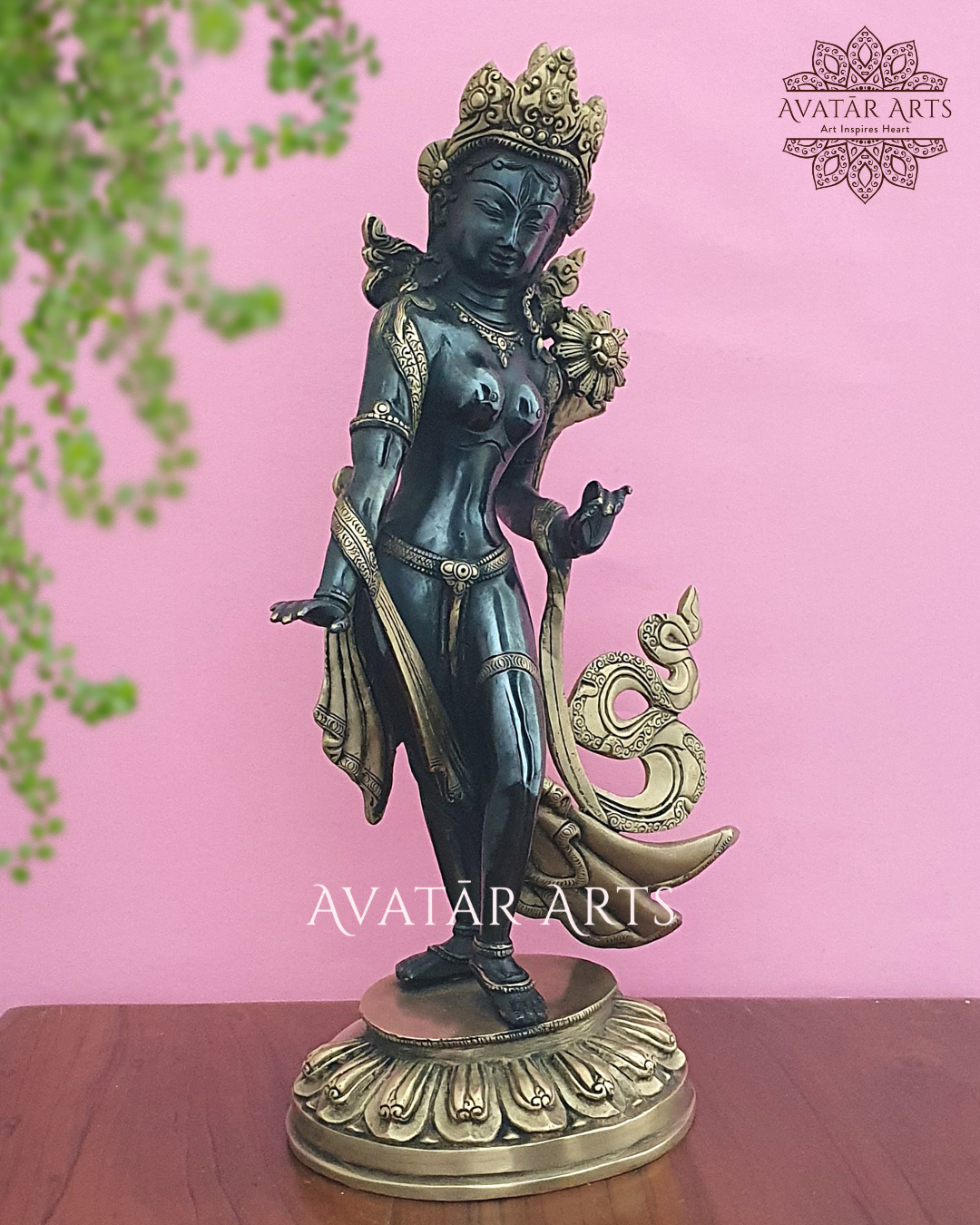 Goddess Tara In Brass