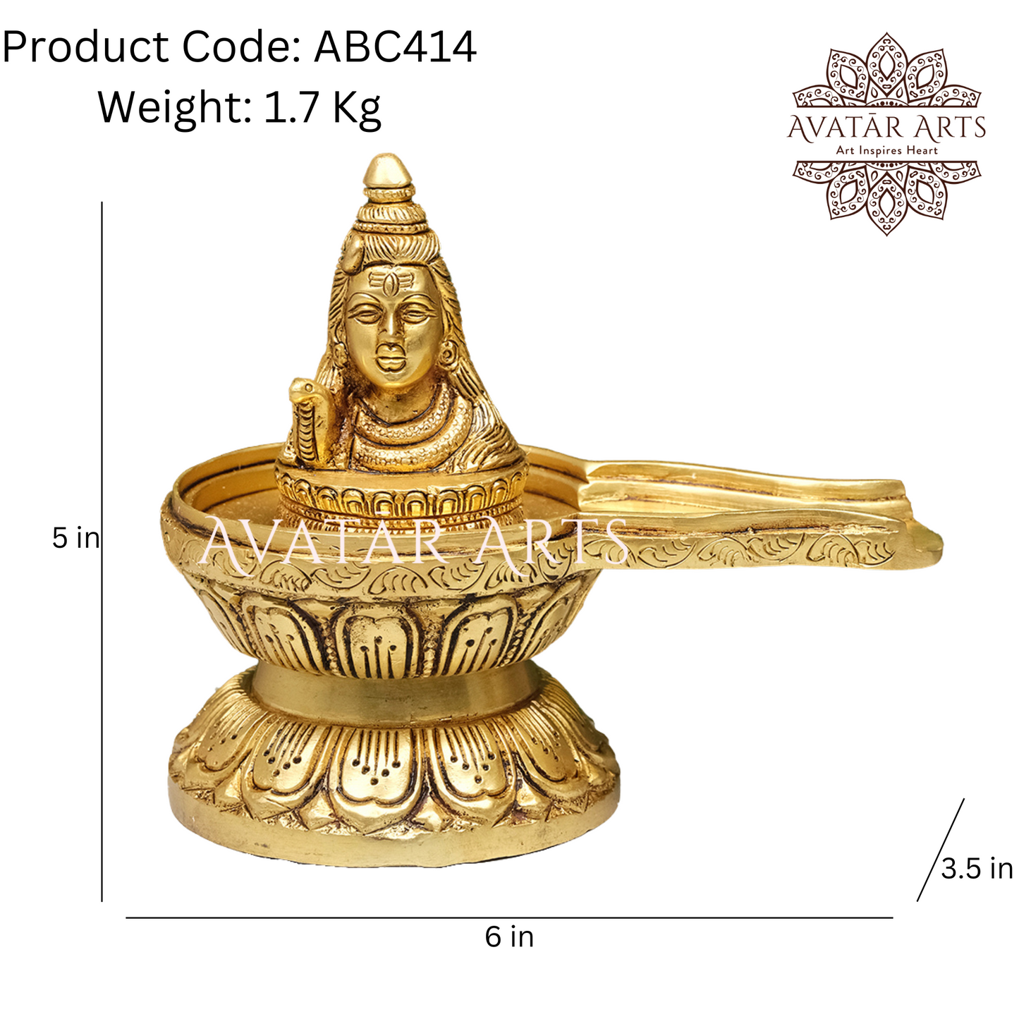 Shivlingam in Brass