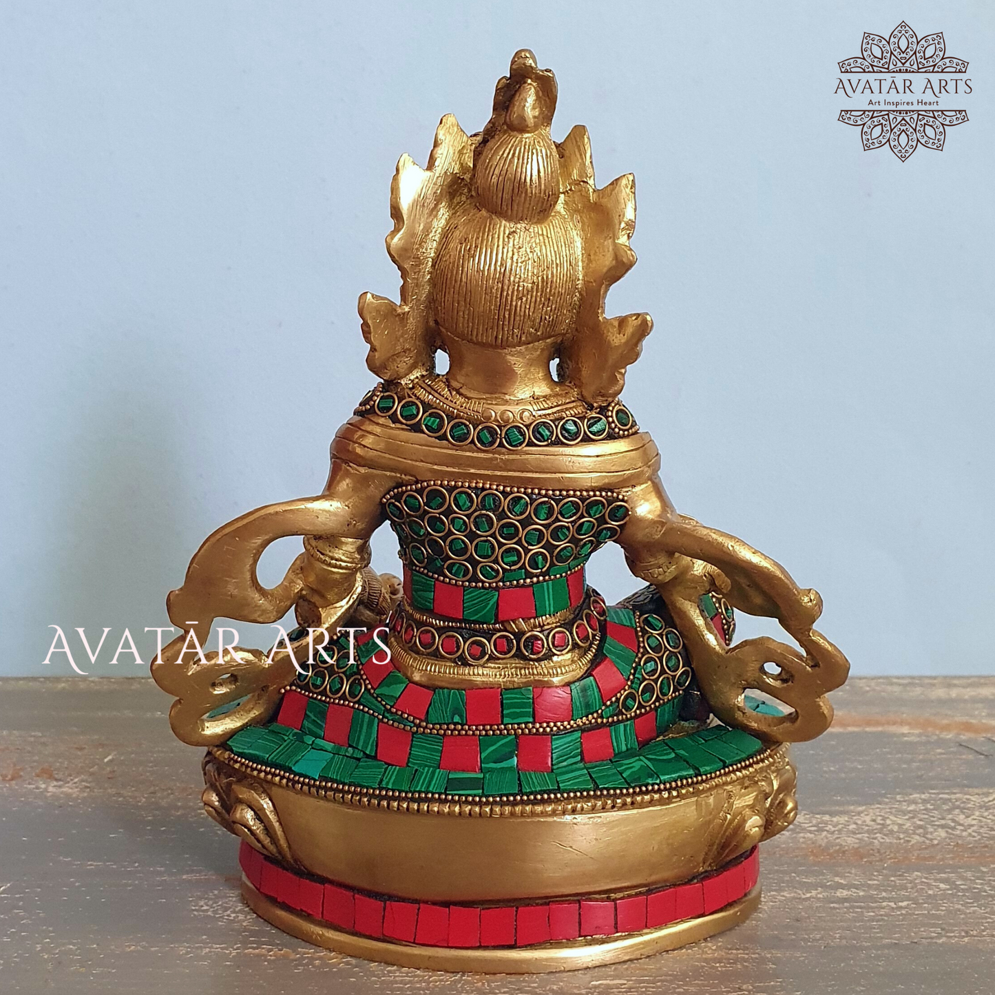 Kuber Statue In Brass