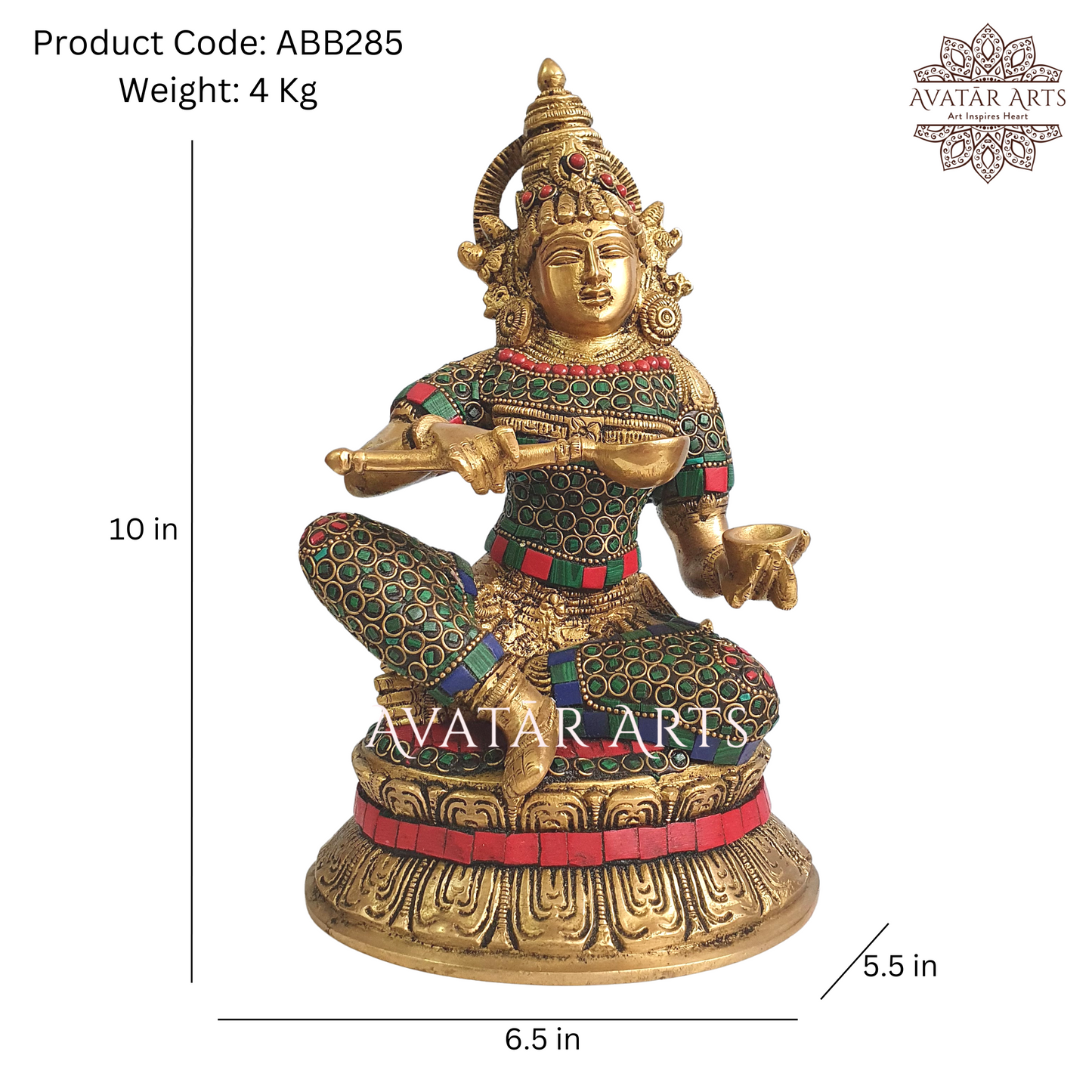 Annapurna Devi Statue In Brass