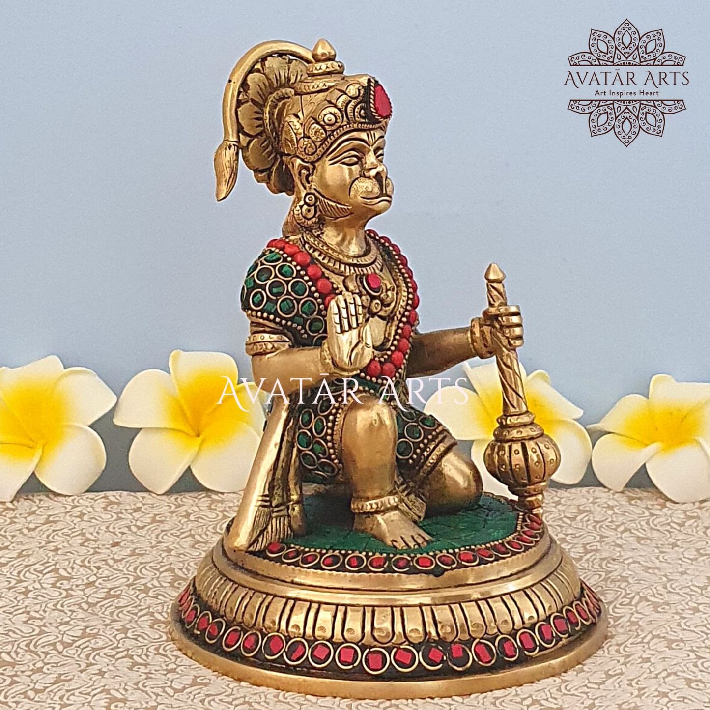 Lord Hanuman Statue in Brass