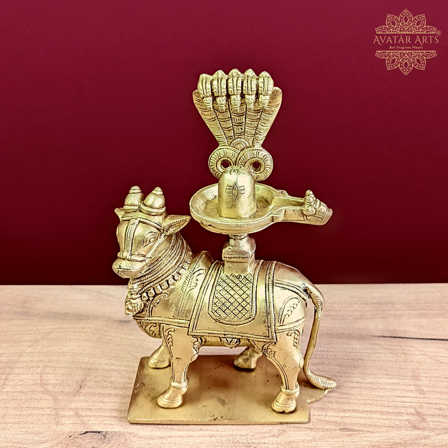 Lord Nandi with Shivlingam