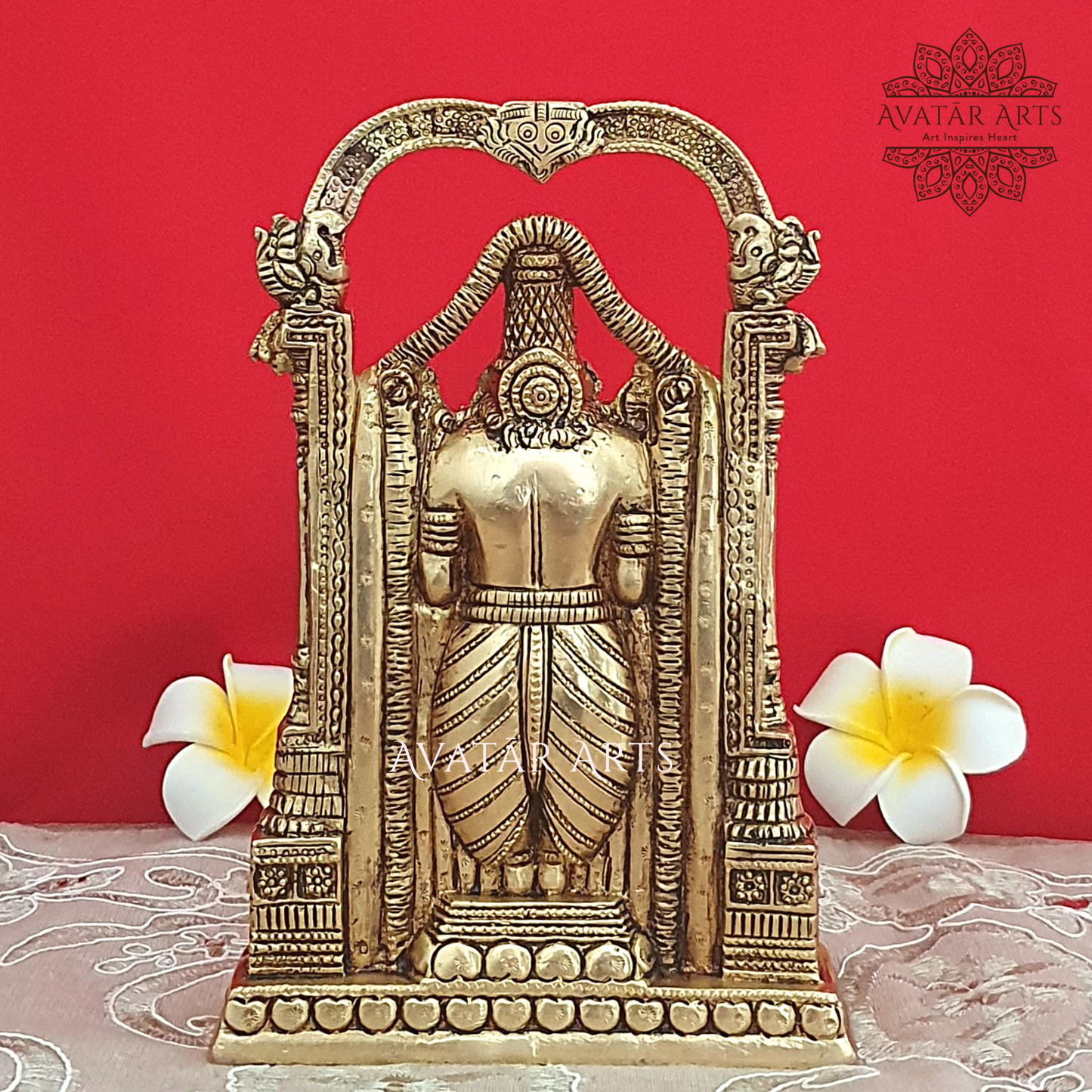 Tirupati Balaji Statue in Brass for Daily Pooja