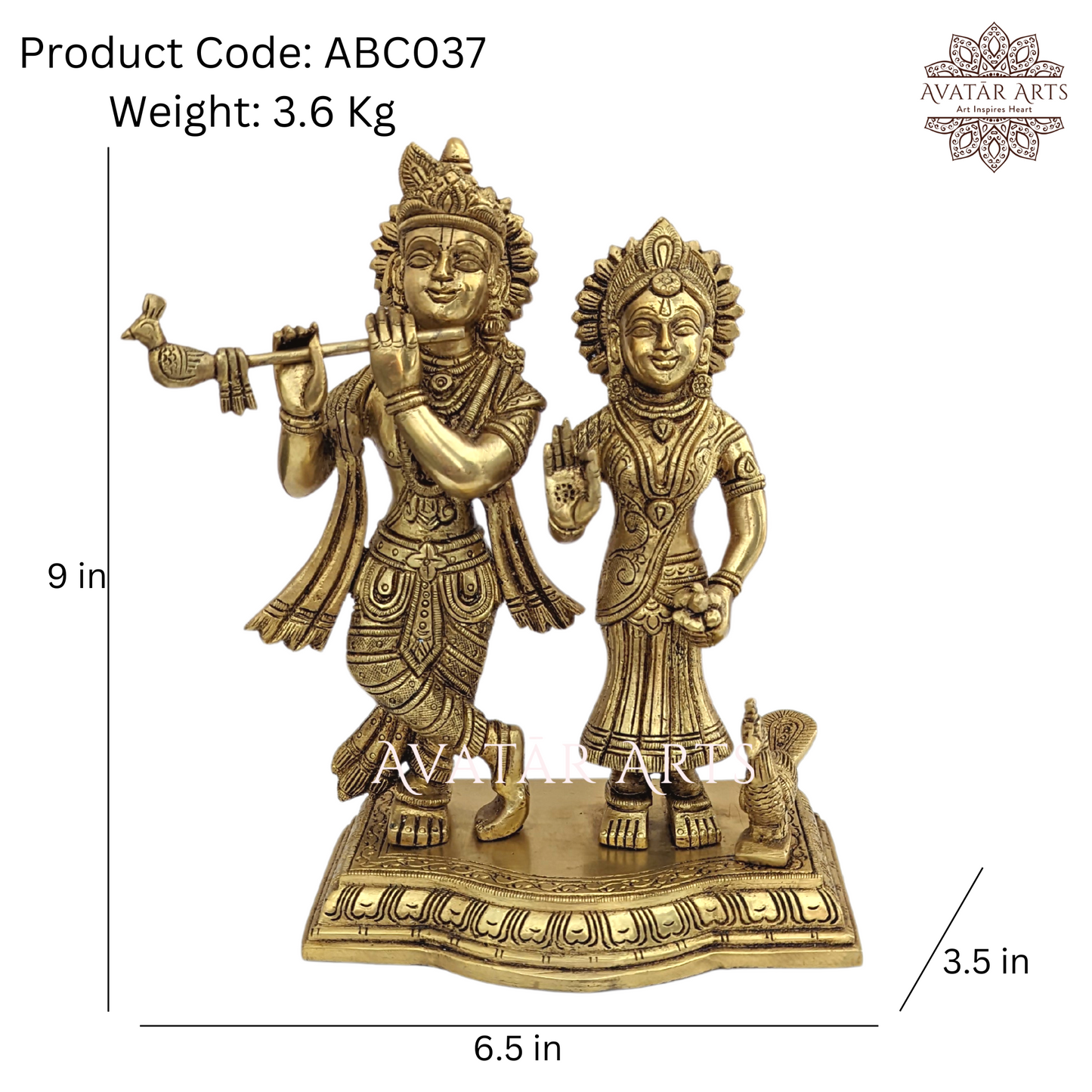 Shree Radha Krishna Statue For Home Temple