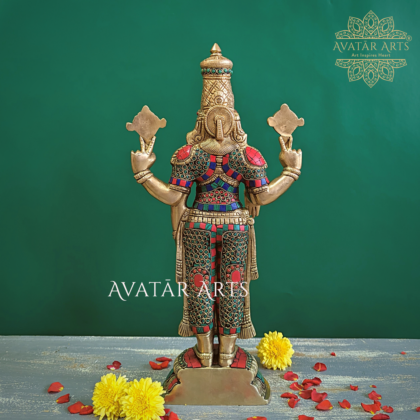 Tirupati Balaji/Venkateshwara Statue In Brass